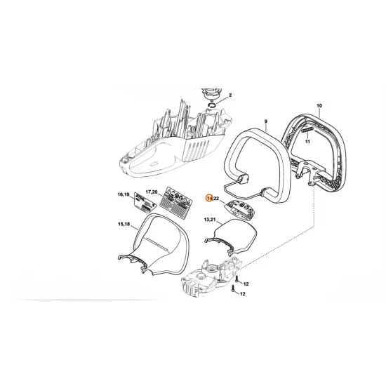 STIHL  Tabliczka informacyjna HSA 66 4851 967 1809